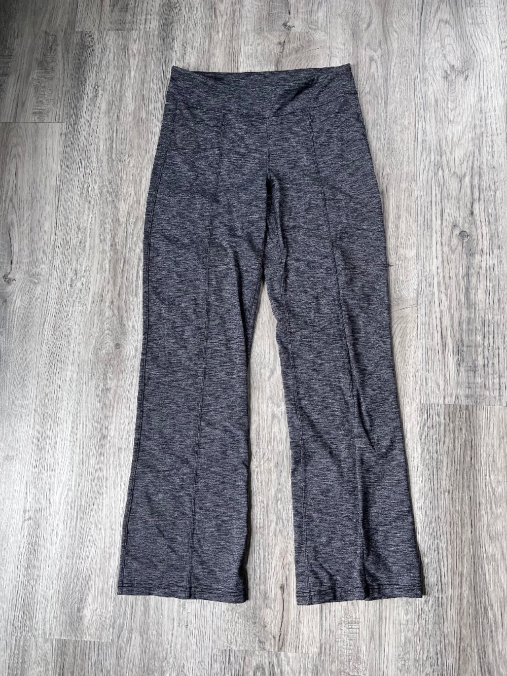 Athleta Medium Heather Gray Metro Classic Wide Leg Pull-On Yoga Active Pants